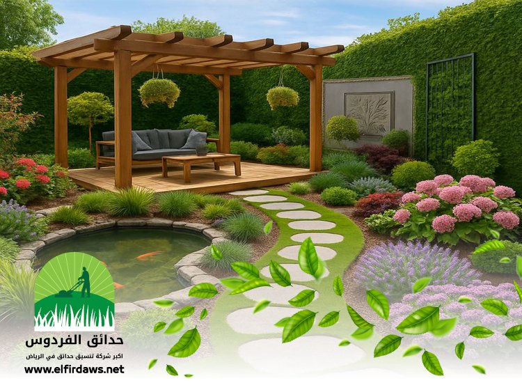 تصاميم حدائق منزلية كبيرة