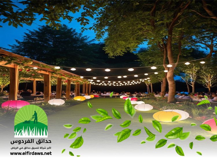 شركة تنسيق حدائق بحي الندى