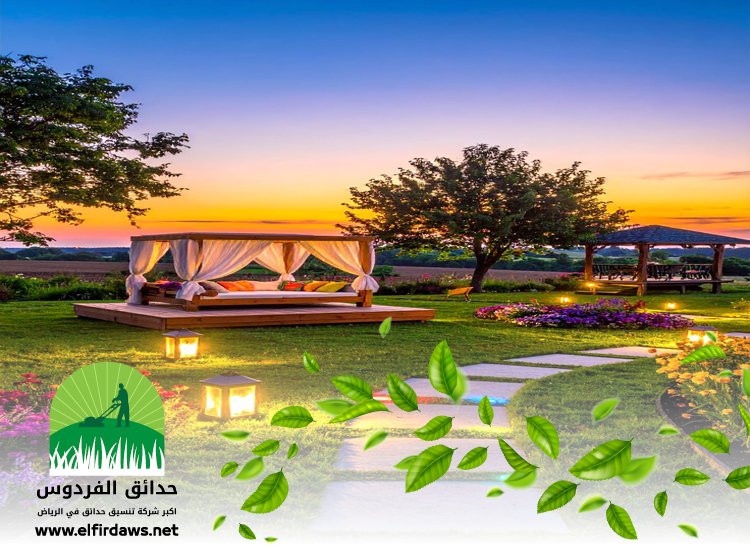 شركة تنسيق حدائق بحي النخيل