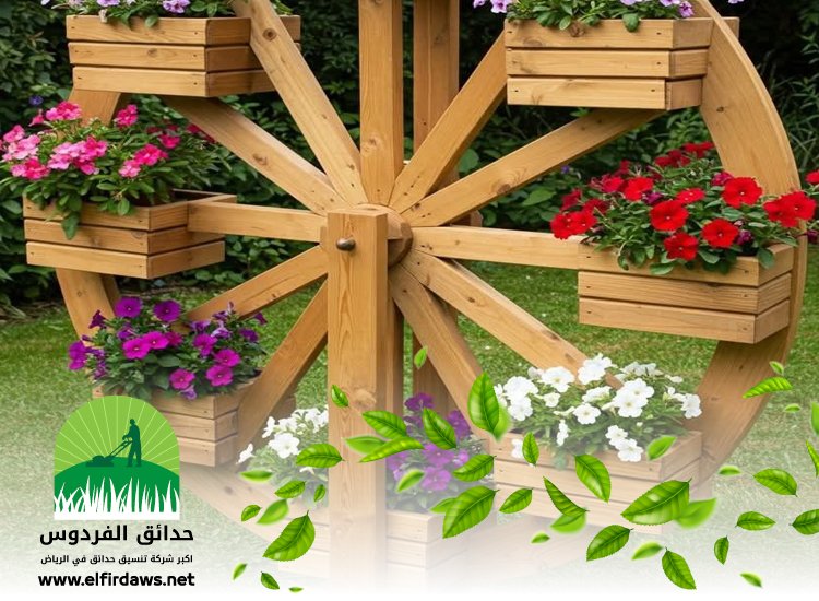 تركيب احواض زرع خشبي